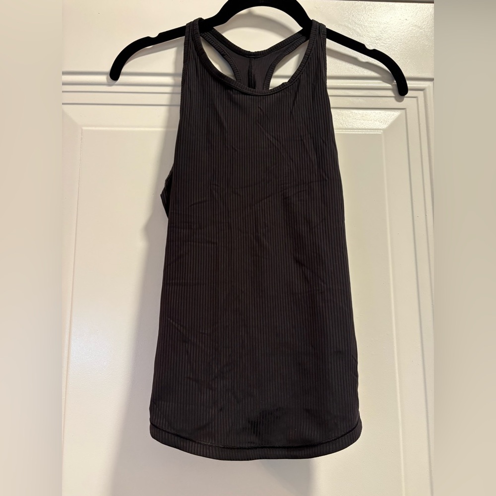 Lululemon Base Pace Ribbed Black Sleeveless Women's Tank